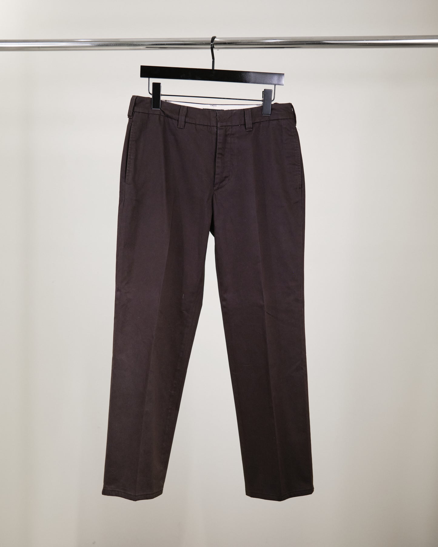 Helmut Lang Straight Leg Pants Brown