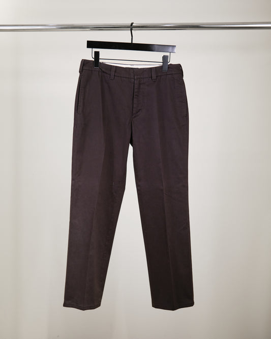 Helmut Lang Straight Leg Pants Brown