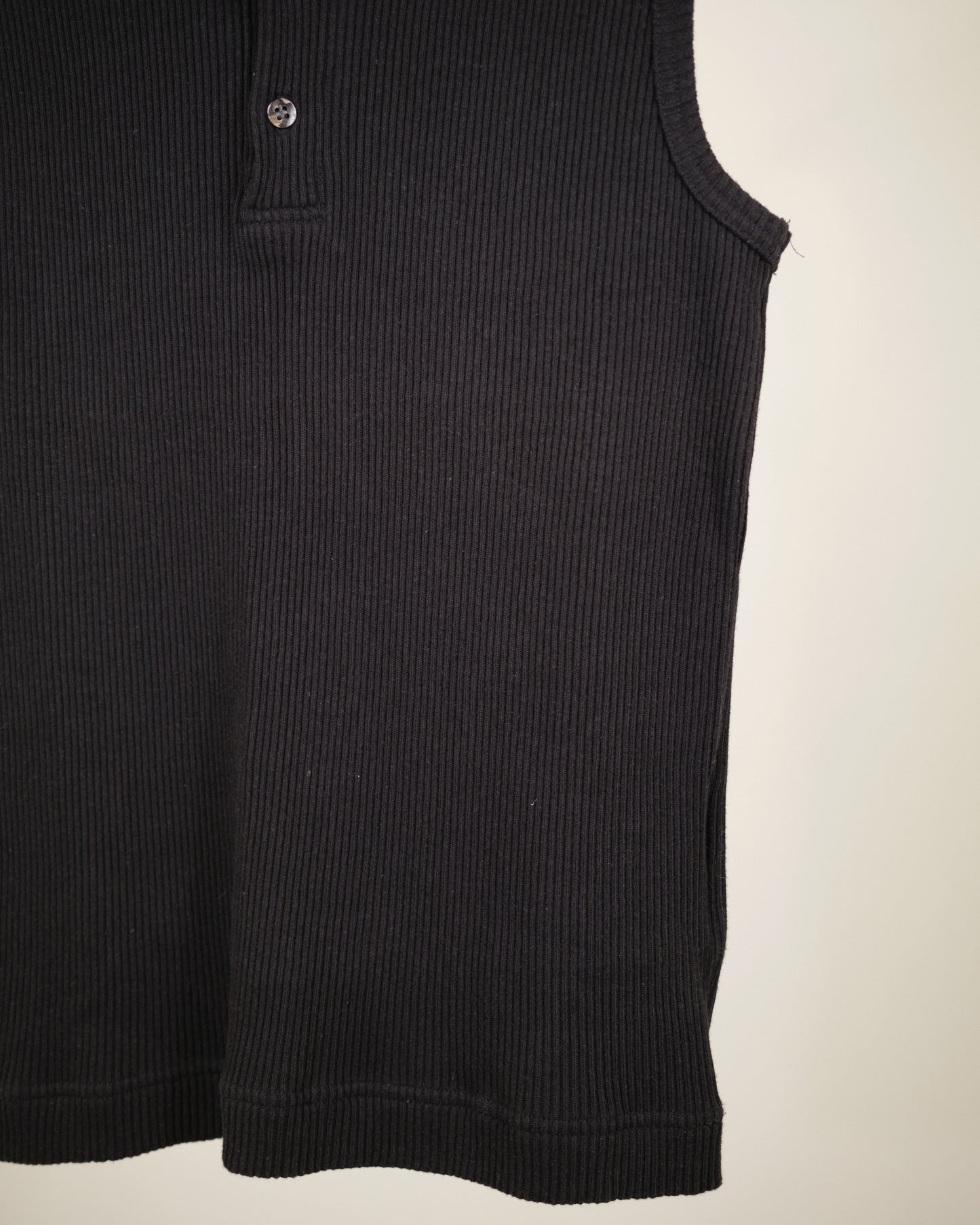 Tricot Comme Des Garcons Sleeveless Rib Cut And Sew