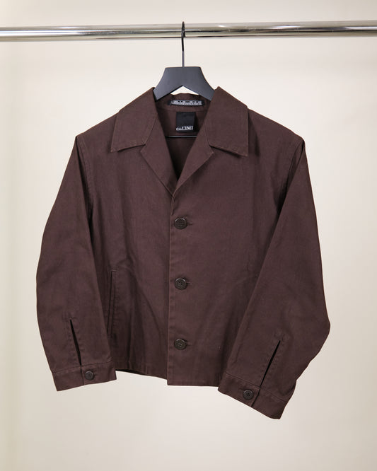 Y's bis LIMI Brown Cotton Twill Jacket Size S