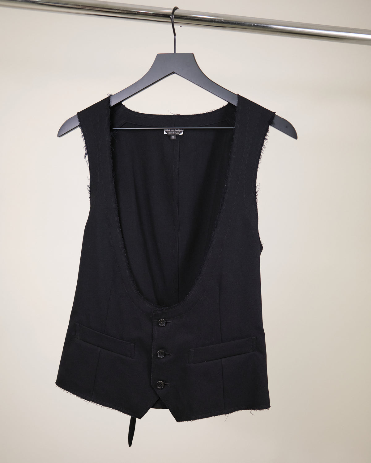 Comme Des Garcons Homme Plus Cut Off Vest