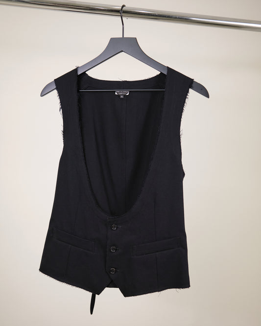 Comme Des Garcons Homme Plus Cut Off Vest