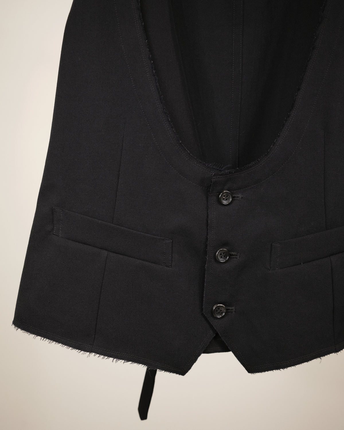 Comme Des Garcons Homme Plus Cut Off Vest