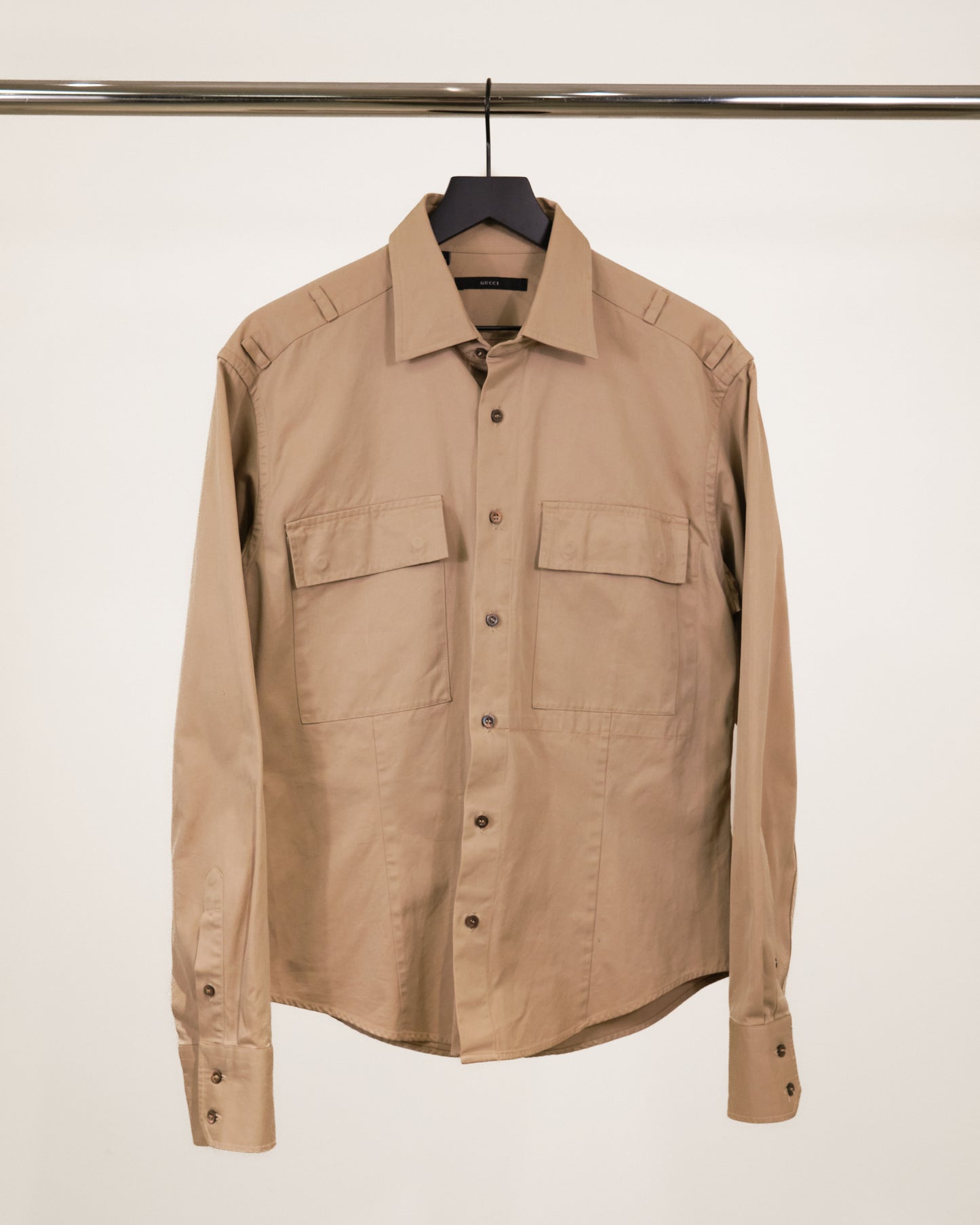 Gucci by Tom Ford Military Shirt Khaki