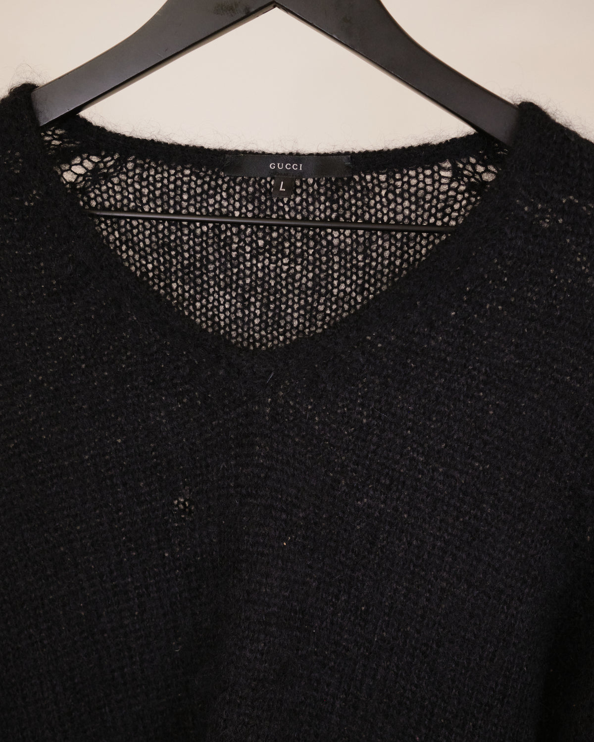 Gucci Mohair V-Neck Sweater