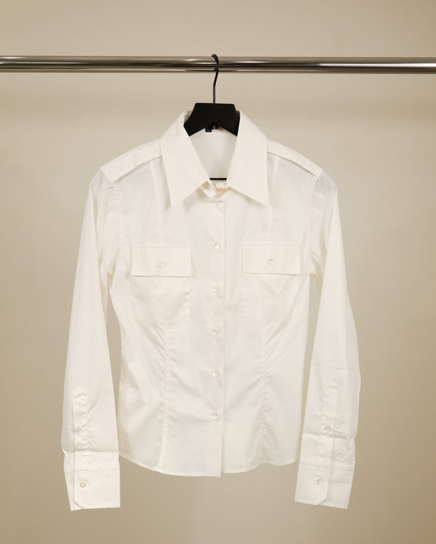 Gucci Long Sleeve Blouse Ivory