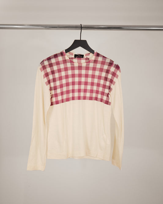 Comme des Garcons tricot Gingham Long Sleeve