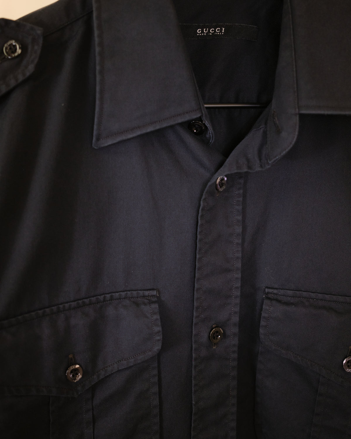 Gucci Military Long Sleeve Shirt