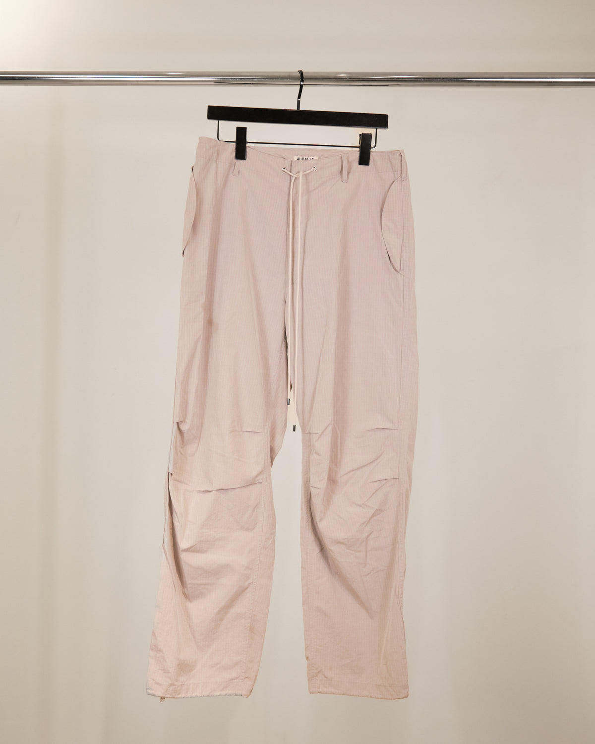 AURALEE Washed Finx Ripstop Chambray Field Pants