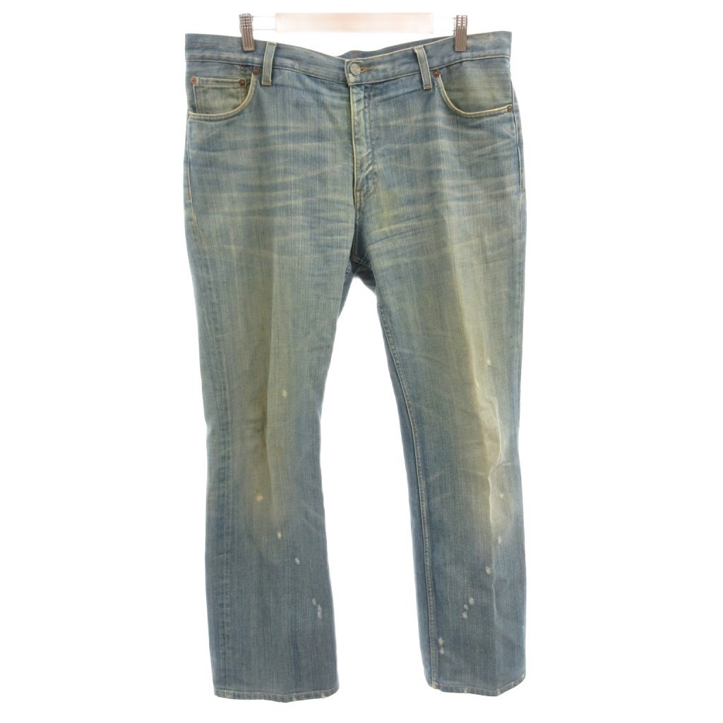 Gucci Straight Leg Mud Wash Jeans