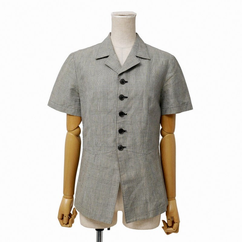tricot COMME des GARCONS Check Short Sleeve Jacket