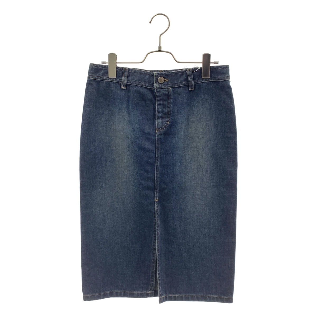 Gucci Slit Denim Skirt