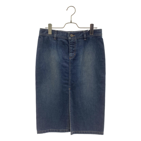 Gucci Slit Denim Skirt