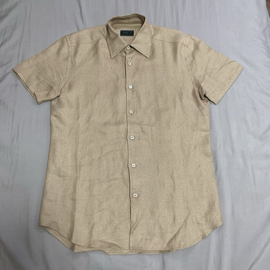 Prada Linen Short Sleeve Shirt
