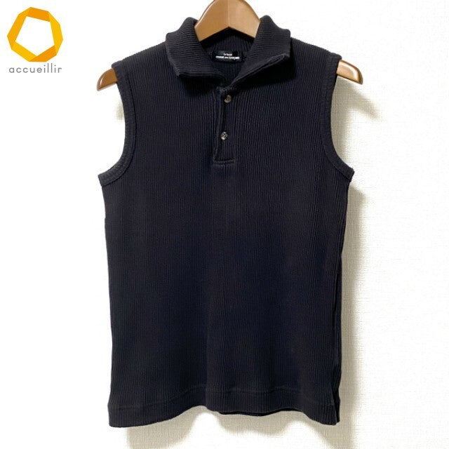 Tricot Comme Des Garcons Sleeveless Rib Cut And Sew