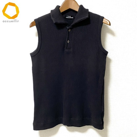Tricot Comme Des Garcons Sleeveless Rib Cut And Sew