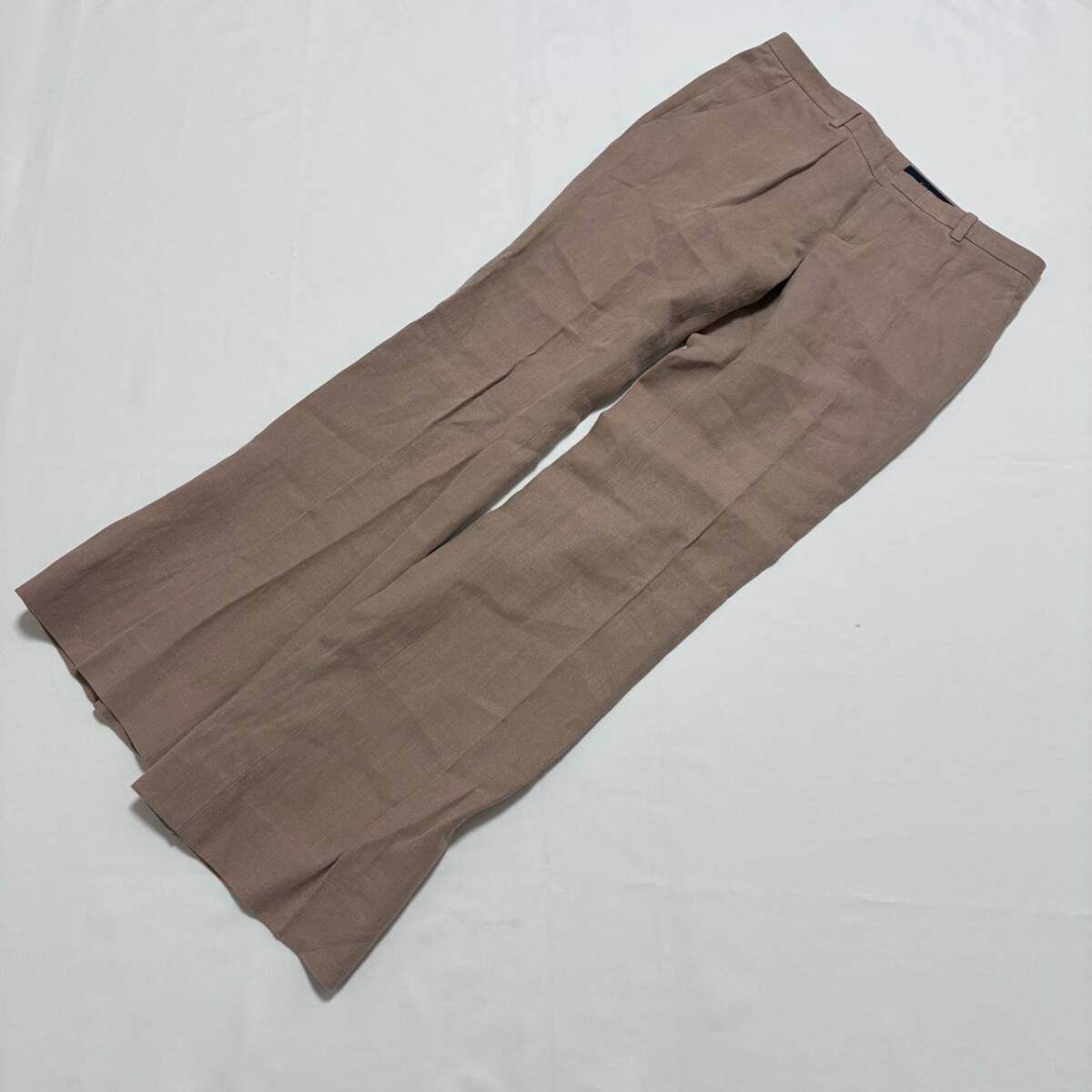 Gucci Linen Flare Trousers