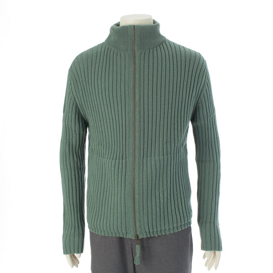 Jean Paul Gaultier Homme Zip Up Rib Knit Cardigan
